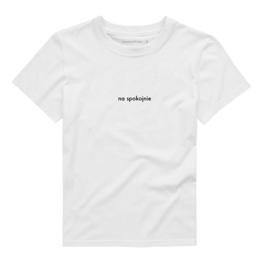 T-shirt oversize / na spokojnie - obrazek 2